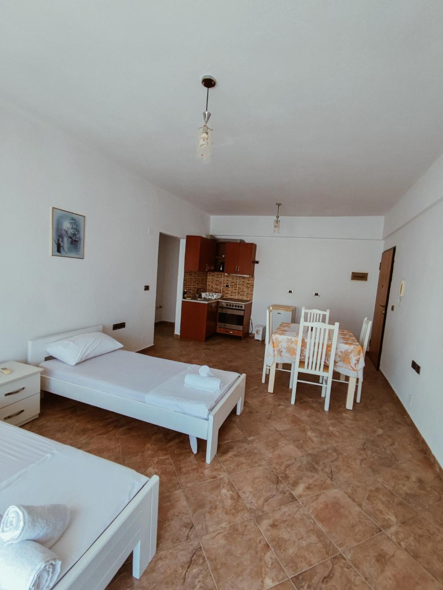 El Rio Apartments Saranda Oda fotoğraf